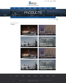 天津網站制作 奔唐網絡之清潔能源行業網站制作欣賞